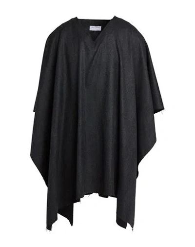 Marsēm Man Cape Charcoal Size 40 Wool, Polyester In Gray
