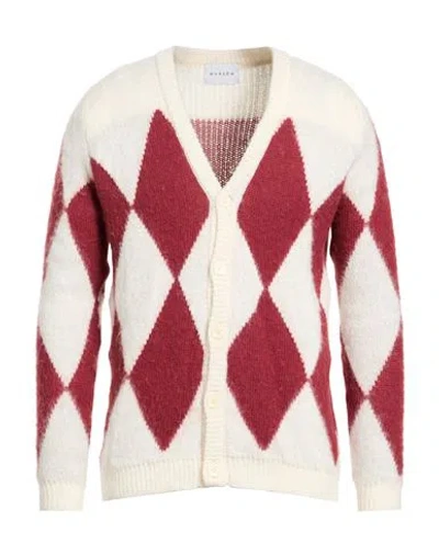 Marsēm Man Cardigan Ivory Size L Polyacrylic, Mohair Wool, Polyamide, Polyester In White
