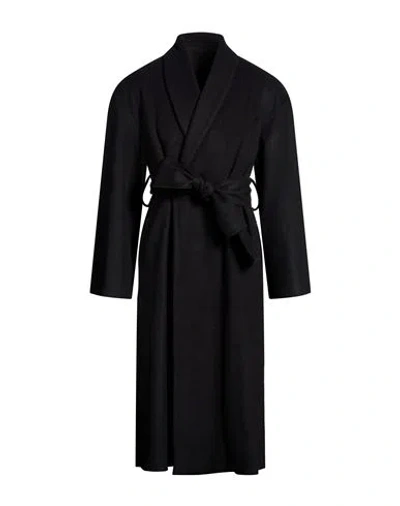 Marsēm Man Coat Black Size 36 Wool, Polyester