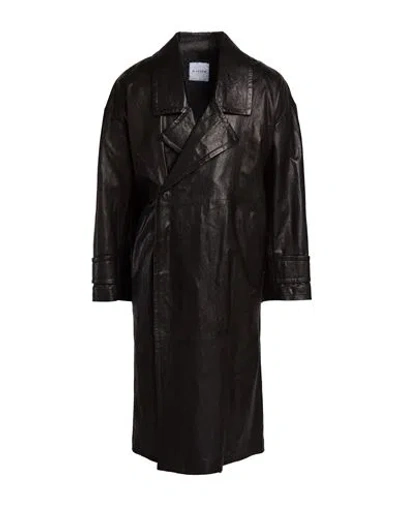 Marsēm Man Coat Black Size 40 Leather