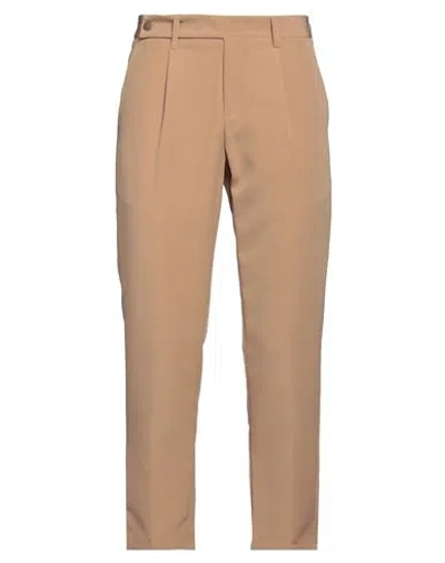Marsēm Man Pants Camel Size 38 Polyester, Elastane