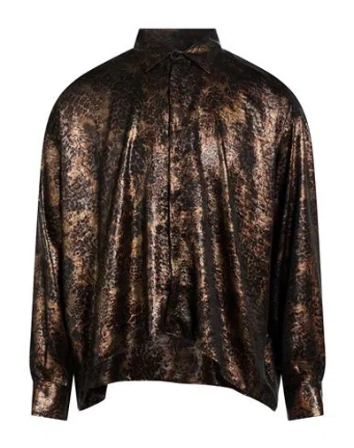 Marsēm Man Shirt Sand Size L Polyester In Beige