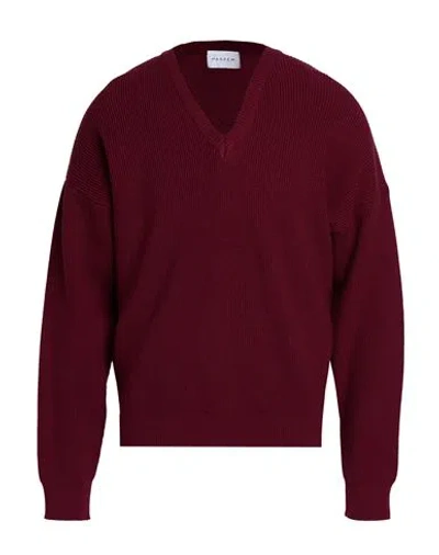 Marsēm Man Sweater Burgundy Size L Viscose, Polyester, Nylon