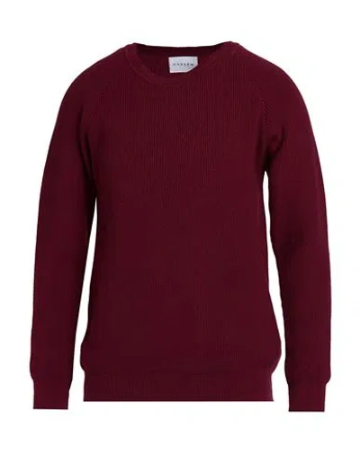 Marsēm Man Sweater Burgundy Size L Viscose, Polyester, Nylon In Red