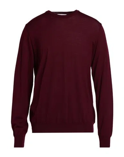 Marsēm Man Sweater Burgundy Size L Wool