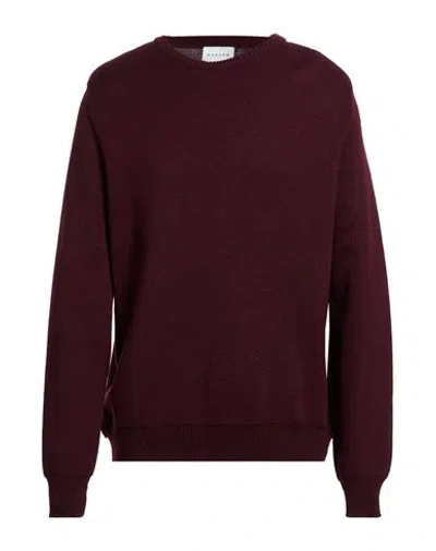 Marsēm Man Sweater Plum Size S Wool, Acrylic In Purple
