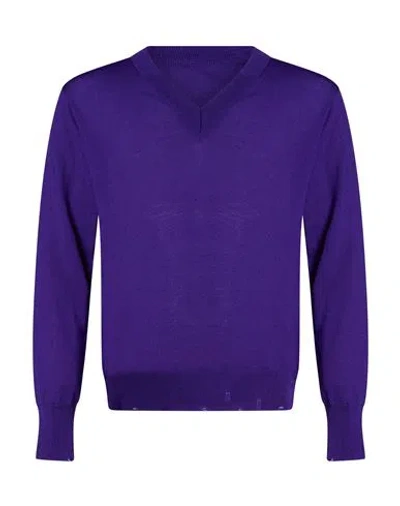Marsēm Man Sweater Purple Size S Wool