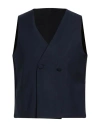 Marsēm Man Tailored Vest Midnight Blue Size 44 Polyester, Viscose, Elastane