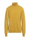 Marsēm Man Turtleneck Marigold Size L Cashmere In Yellow