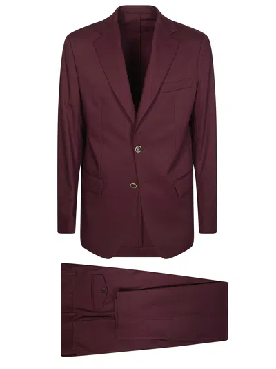 Marsēm Marsem Men's Slim-fit Gown Pants In Rosso