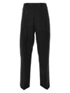 Marsēm Pinstripe Trousers In Black