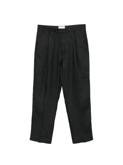 Marsēm Pleated-front Tailored Trousers In Black