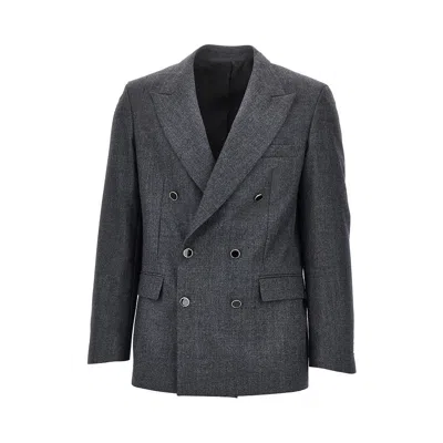 Marsēm Prince Of Wales Wool-blend Jacket In Animal Print
