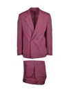 Marsēm Red Virgin Wool Polyester Elastane Men Suit In Multi
