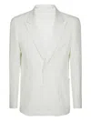 Marsēm Single-breasted Blazer In White