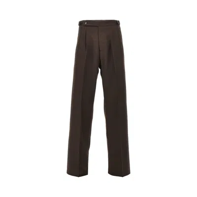 Marsēm Twill Pants With Darts In Multi