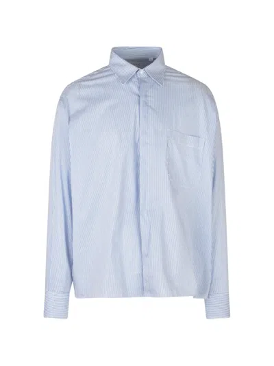 Marsēm Vertical-stripe Shirt In 화이트
