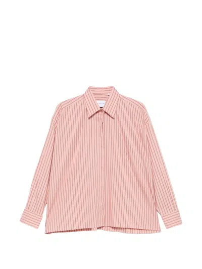 Marsēm Vertical-stripe Shirt In Pink