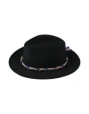 Marsēm Woman Hat Black Size 7 Wool In Black