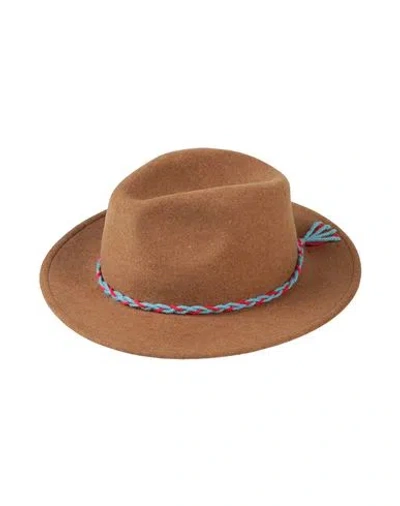 Marsēm Woman Hat Camel Size 7 Wool In Beige