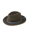 Marsēm Woman Hat Military Green Size 7 ¼ Wool
