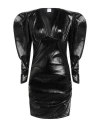 Marsēm Woman Mini Dress Black Size L Polyester, Polyurethane In Black