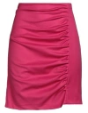 Marsēm Woman Mini Skirt Magenta Size 8 Polyester, Viscose, Elastane In Pink
