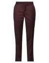 Marsēm Woman Pants Burgundy Size 10 Polyester, Viscose, Elastane In Red