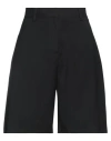 Marsēm Woman Shorts & Bermuda Shorts Black Size 10 Polyester, Viscose, Elastane In Black