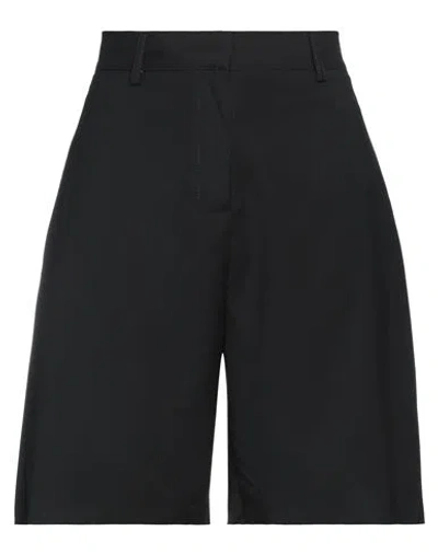 Marsēm Woman Shorts & Bermuda Shorts Black Size 10 Polyester, Viscose, Elastane
