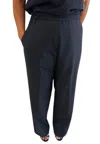 Marsēm Women's Trousers Marsem Elastic Waist In Blue