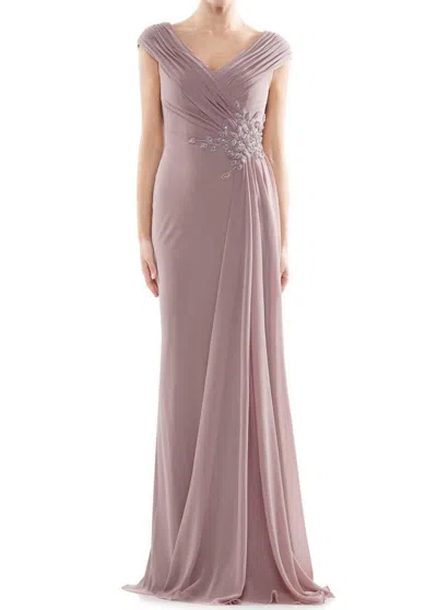 Marsoni By Colors Long Dress In Mauve In Purple