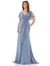 Marsoni Formal Mother Of The Bride Long Gown M320 In Blue