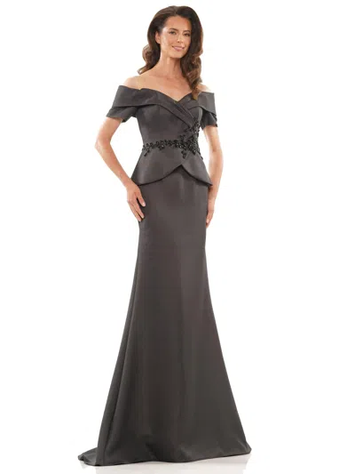 Marsoni Long Formal Off Shoulder Dress 1144 In Black