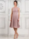 Marsoni M238s Short Cocktail A Line Formal Dress In Purple