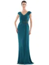 Marsoni Mother Of The Bride Chiffon Long Gown 1080 In Green