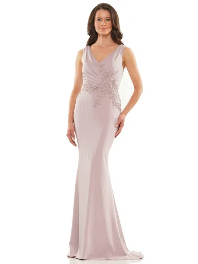 Marsoni Mother Of The Bride Formal Long Dress 1054 In Pink