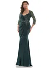 Marsoni Mother Of The Bride Long Dress 1070 In Green
