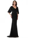 Marsoni Mv1248 Long Mother Of The Bride Dress In Black