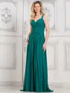 Marsoni Mv1316 Long Formal Prom Dress In Green