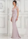 Marsoni Mv1317 Long Formal Beaded Evening Gown In Pink