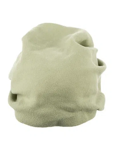 Pre-owned Marta Ferri Solid Green Head Wrap