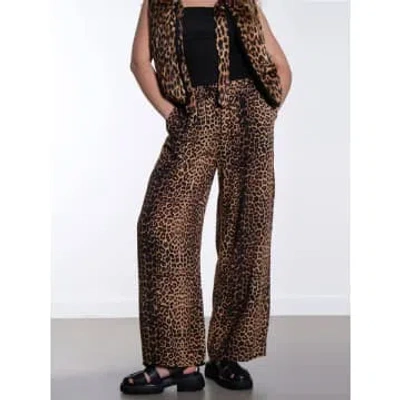 Marta Leopard Pants In Animal Print