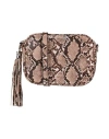 Marta Marzotto Woman Cross-body Bag Light Brown Size - Pvc - Polyvinyl Chloride In Beige