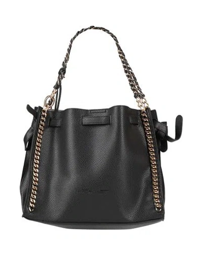 Marta Marzotto Woman Handbag Black Size - Pvc - Polyvinyl Chloride