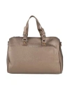Marta Marzotto Woman Handbag Bronze Size - Pvc - Polyvinyl Chloride In Yellow