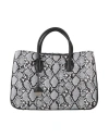 Marta Marzotto Woman Handbag Grey Size - Pvc - Polyvinyl Chloride In Grey