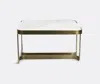 Marta Sala Éditions Tables And Consoles Bronze In Bronze, White