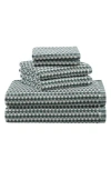 Martex Arcadia Demeter 6-piece Towel Set In Gray