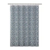 Martex Arcadia Shower Curtain In Silver